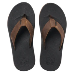 REEF Leather Fanning Low Sandal - Men's -Terra Flex Shoes Shop 1108343 800 auto