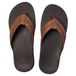 REEF Leather Ortho-Coast Sandal - Men's -Terra Flex Shoes Shop 1108378 800 auto