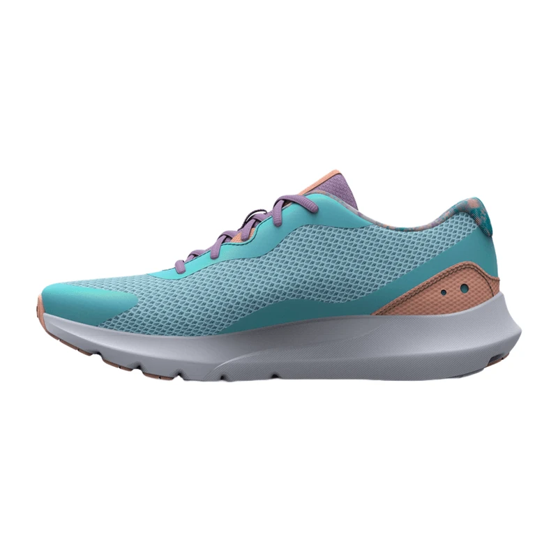 Under Armour Grade School Ua Surge 3 Sky Running Shoe - Girls' 4 Under Armour Grade School Ua Surge 3 Sky Running Shoe - Girls' - Image 2