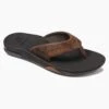 REEF Fanning Leather Strap Sandal - Men's -Terra Flex Shoes Shop 768887 800 auto